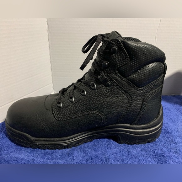 Timberland PRO 26064 TITAN Alloy Safety Toe Work Boots - Black - Size 7.5 M Mens - Picture 6 of 9